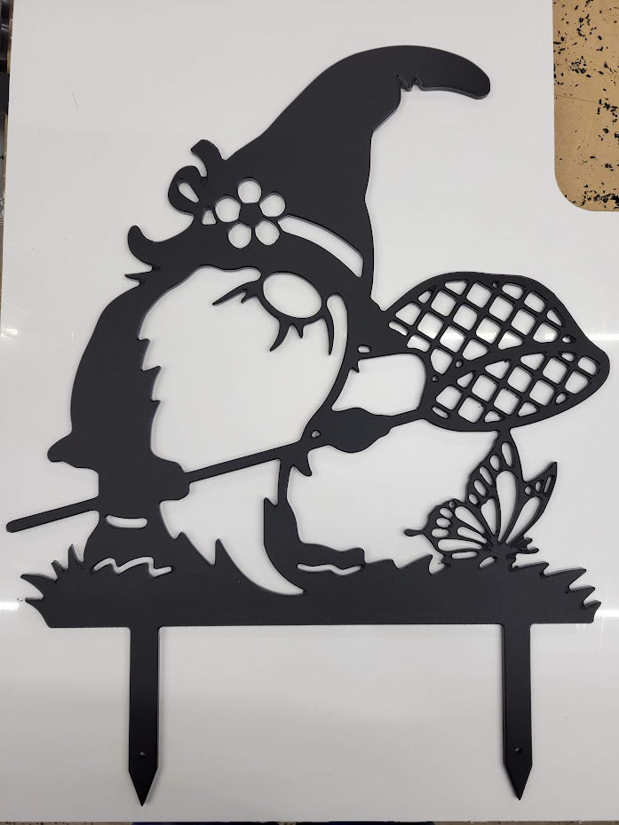 Garden Gnome with Net