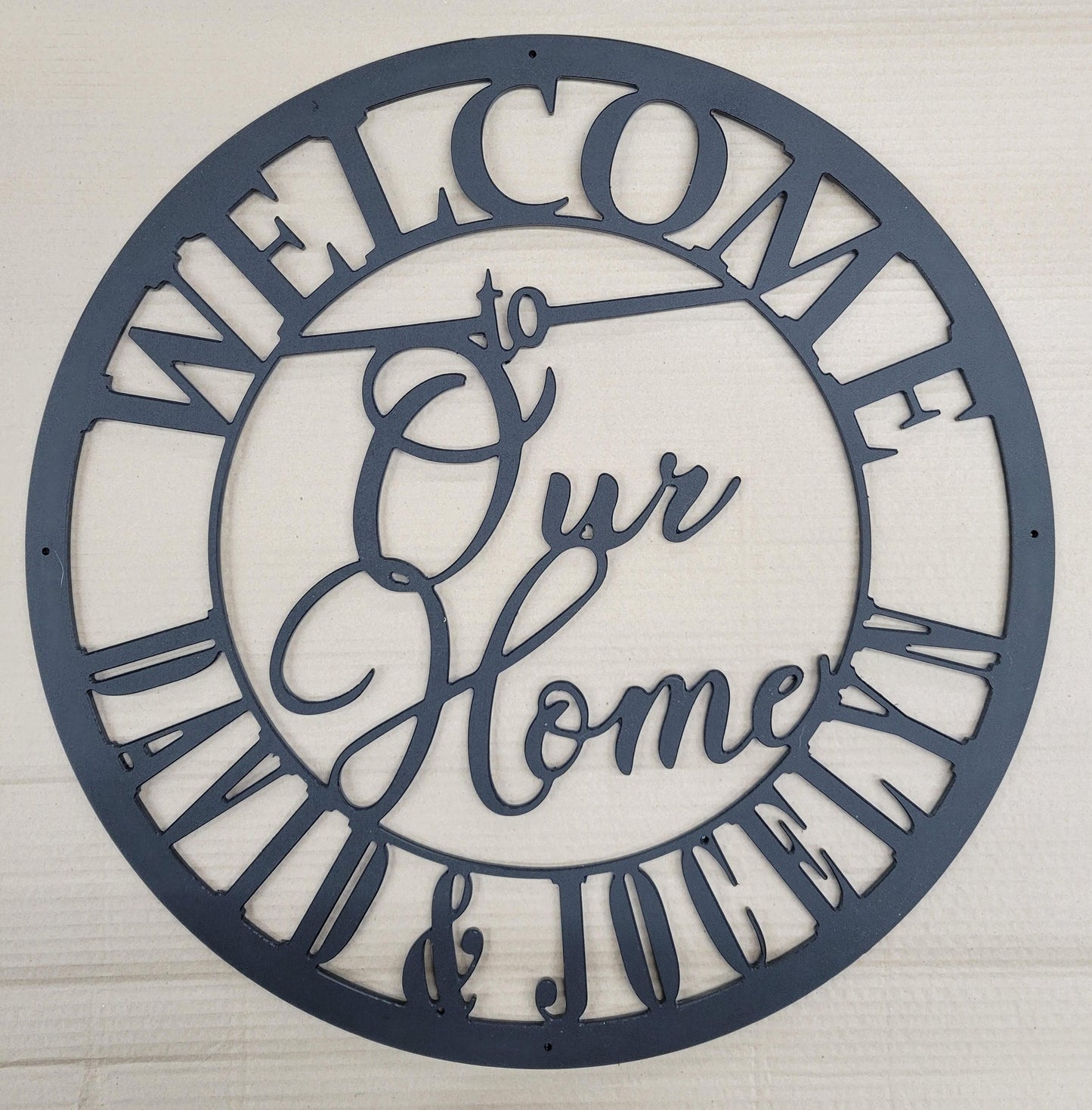 Custom Welcome Sign