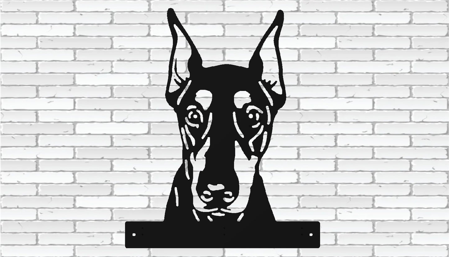 Doberman Leash/key Holder