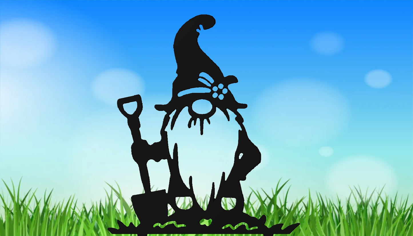 Garden Gnome with Shovel