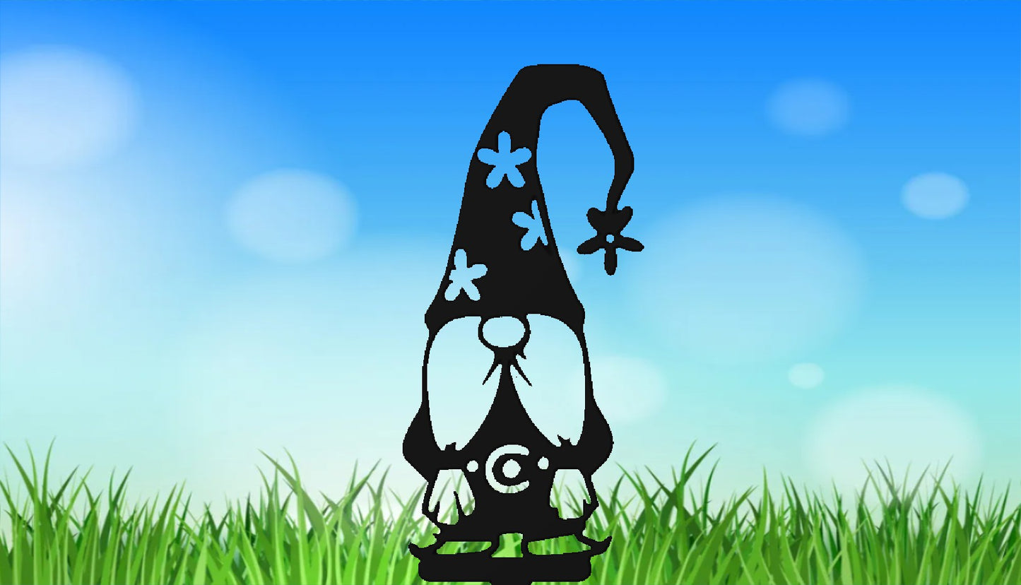 Flower Hat Garden Gnome