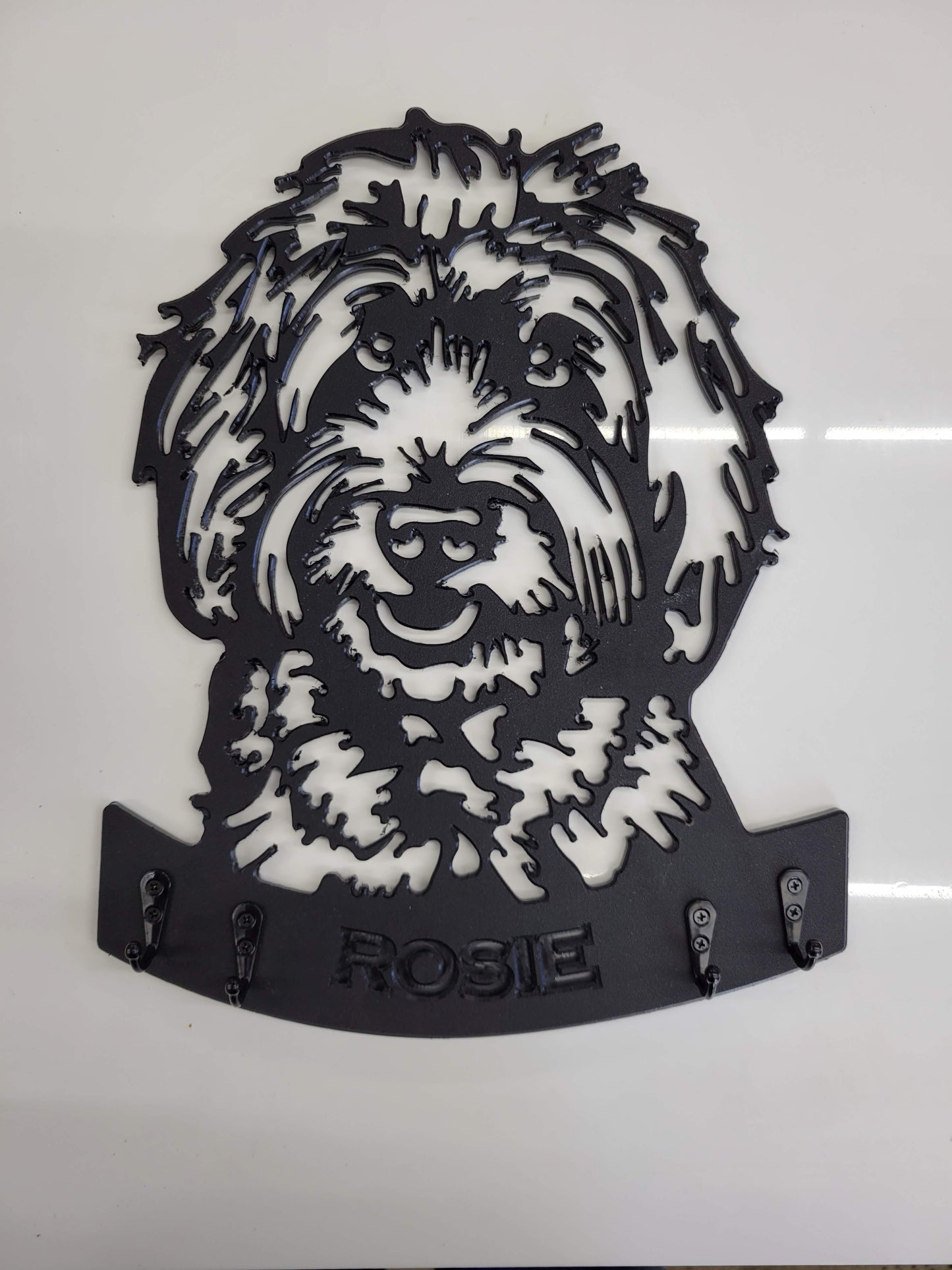 Labradoodle Leash/key Holder