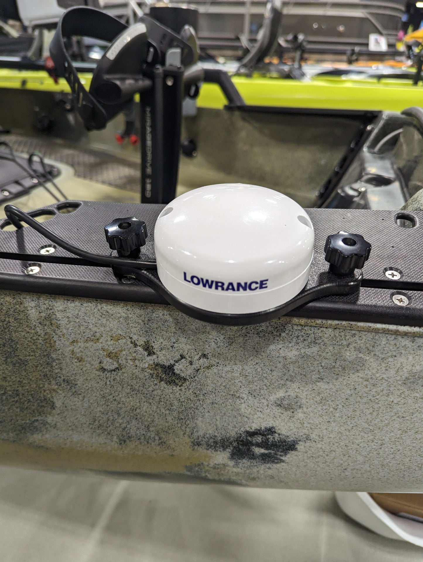 Lowrance Point1 t-track mount