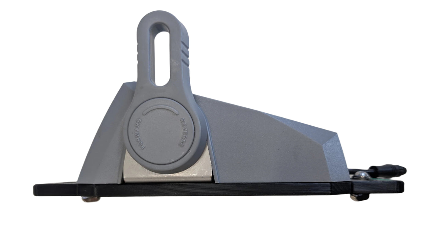 T-Track throttle mounting plate for Newport NK series throttles